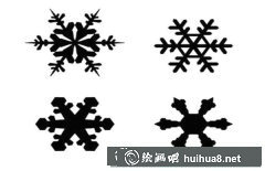 學(xué)五步畫雪花簡筆畫