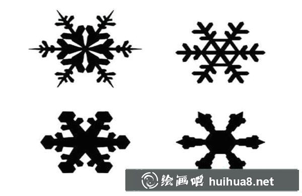 雪花簡筆畫
