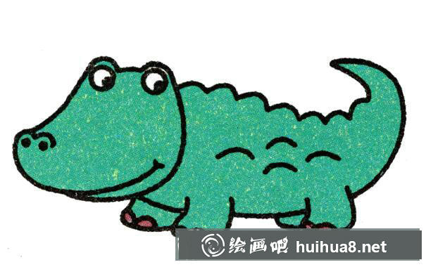 鱷魚簡筆畫怎么畫