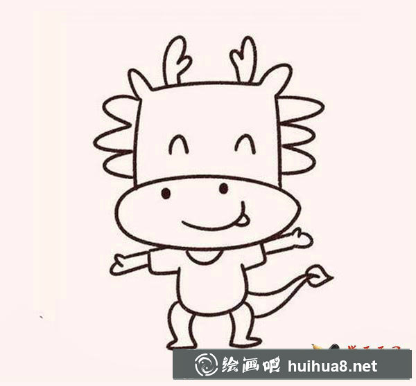 龍的漫畫圖片簡筆畫
