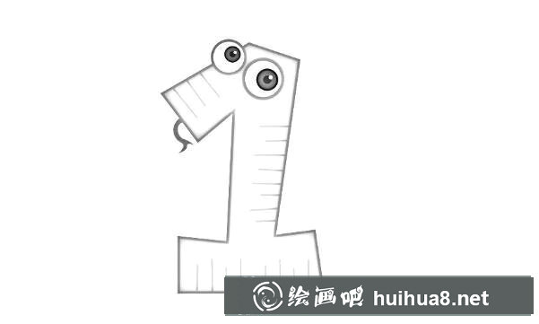 數(shù)字簡筆畫1