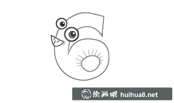 數(shù)字簡筆畫6