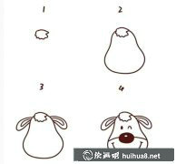 教你畫麋鹿簡筆畫教程