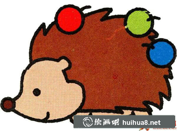 刺猬簡(jiǎn)筆畫(huà)
