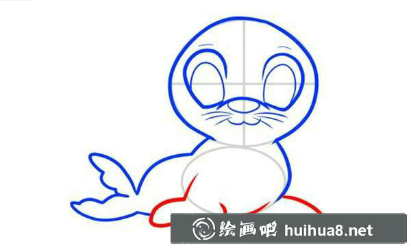 小海豹簡(jiǎn)筆畫步驟圖片大全