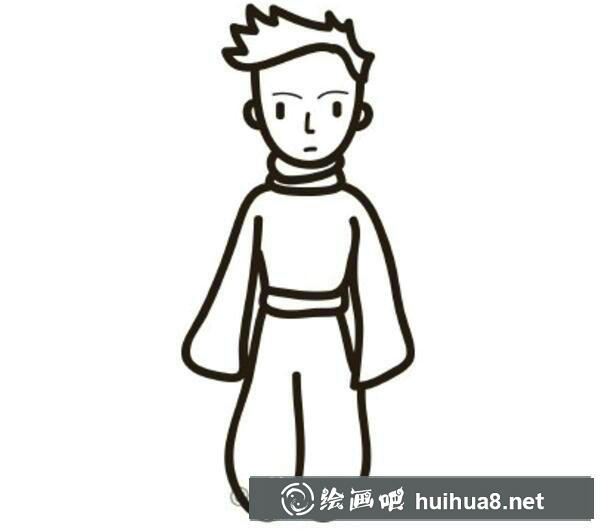 小王子簡筆畫怎么畫