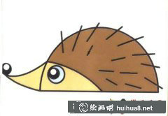 刺猬兒童簡(jiǎn)筆畫教程圖解