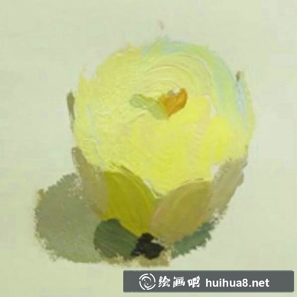 水粉黃蘋果