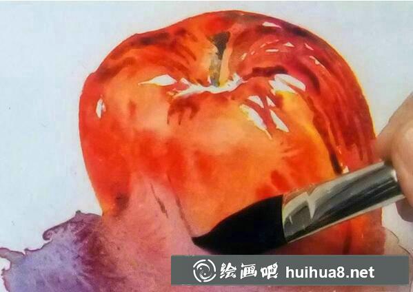 紅蘋果畫法