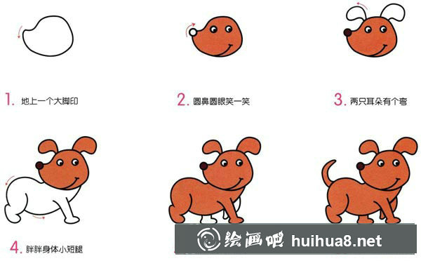 狗狗兒童畫