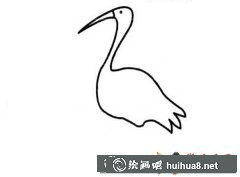 丹頂鶴簡筆畫步驟詳解