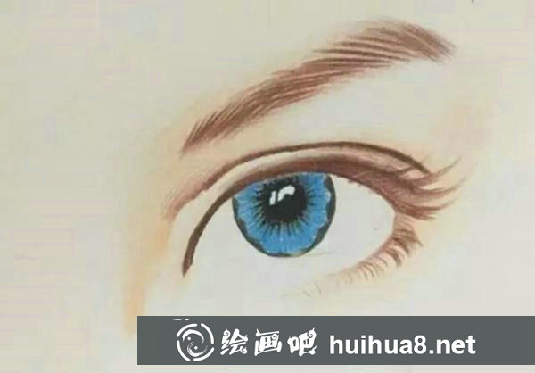 逼真的寫實彩鉛畫眼睛怎么畫