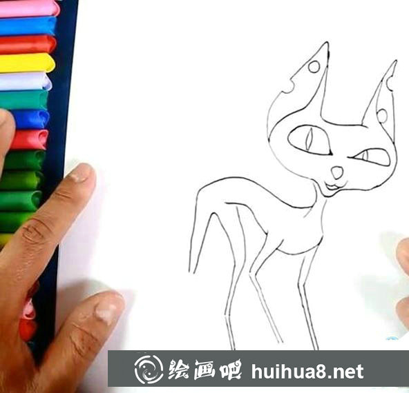 狐貍兒童畫