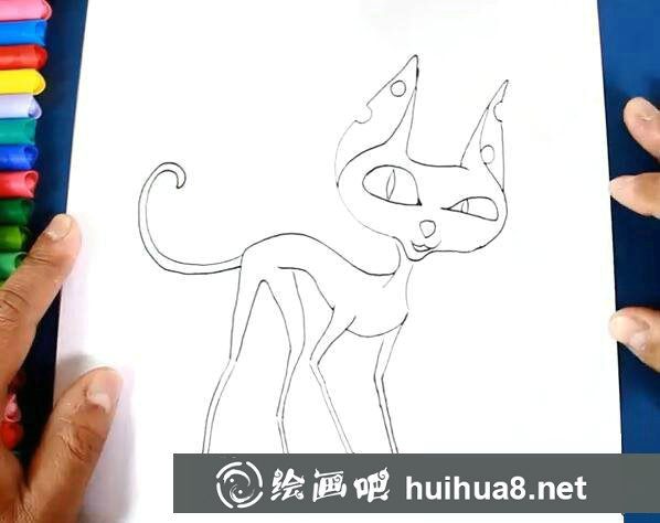 狐貍兒童畫畫法