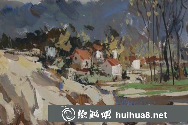 水粉風(fēng)景畫初學(xué)者入門基礎(chǔ)教程視頻