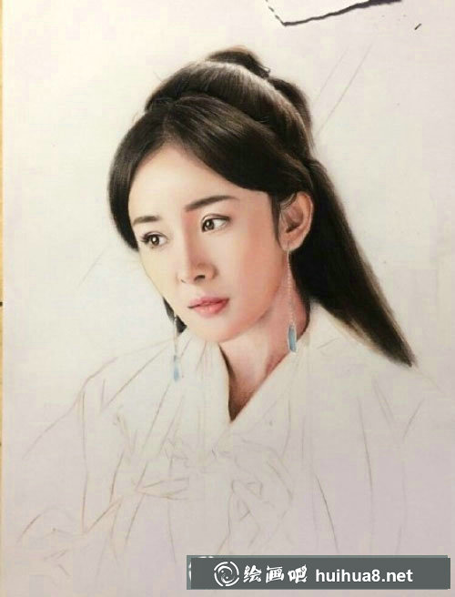 楊冪彩鉛畫怎么畫 楊冪彩鉛畫怎么畫