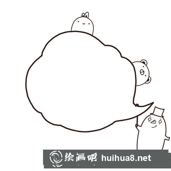 呆萌小怪物簡(jiǎn)筆畫(huà)