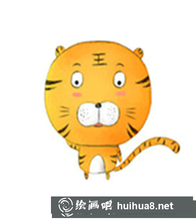 可愛小老虎簡筆畫