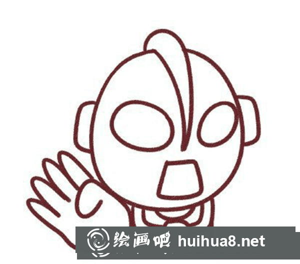 奧特曼簡筆畫 奧特曼簡筆畫