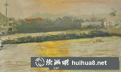 水粉風(fēng)景寫生技法解析：水之運(yùn)用