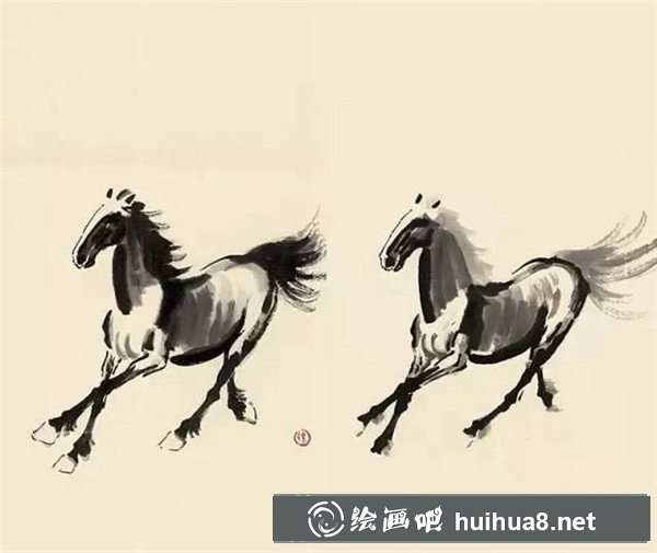 中國畫馬的畫法