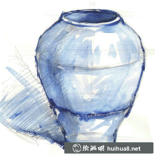 紫色水粉陶罐的畫(huà)法步驟和繪畫(huà)技法