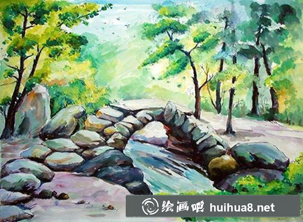 水粉畫基礎(chǔ)入門技法：色彩的運用