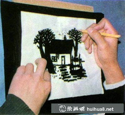 黑白木刻版畫制作步驟圖詳解
