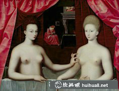 油畫名作少女沐浴圖加百列姐妹