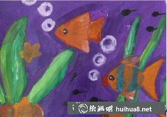 兒童水彩畫簡單教程創(chuàng)意小魚繪畫方法