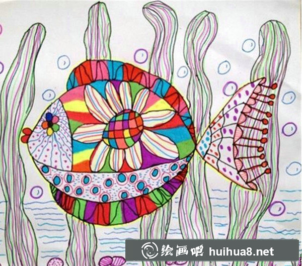 兒童水彩畫(huà)簡(jiǎn)單教程：如何畫(huà)有創(chuàng)意的小魚(yú)