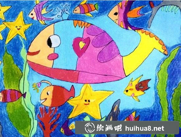 兒童水彩畫(huà)簡(jiǎn)單教程：如何畫(huà)有創(chuàng)意的小魚(yú)