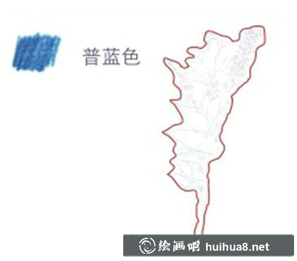 薰衣草彩鉛畫教程