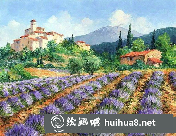 兩種實用的薰衣草彩鉛手繪技法