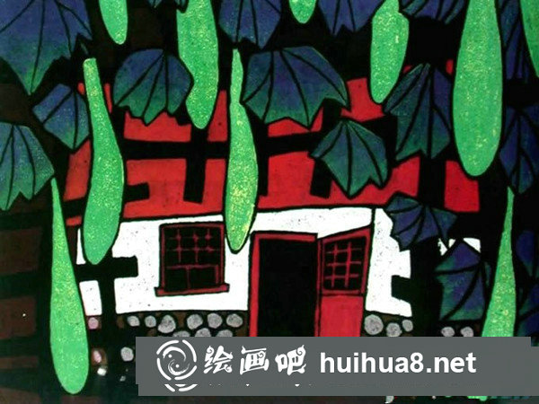 吹塑版畫制作過程