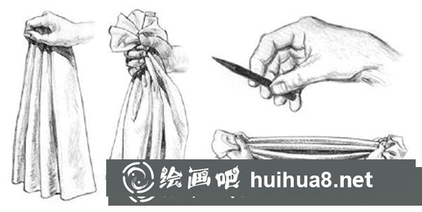 衣服皺褶的畫法