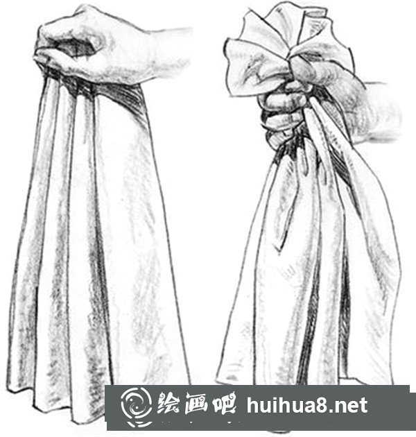 衣服皺褶的畫法