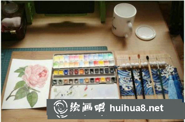 牡丹水彩畫(huà)教程