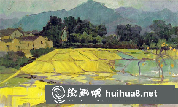 水粉畫的基本技法：水粉畫中山的表現(xiàn)方法