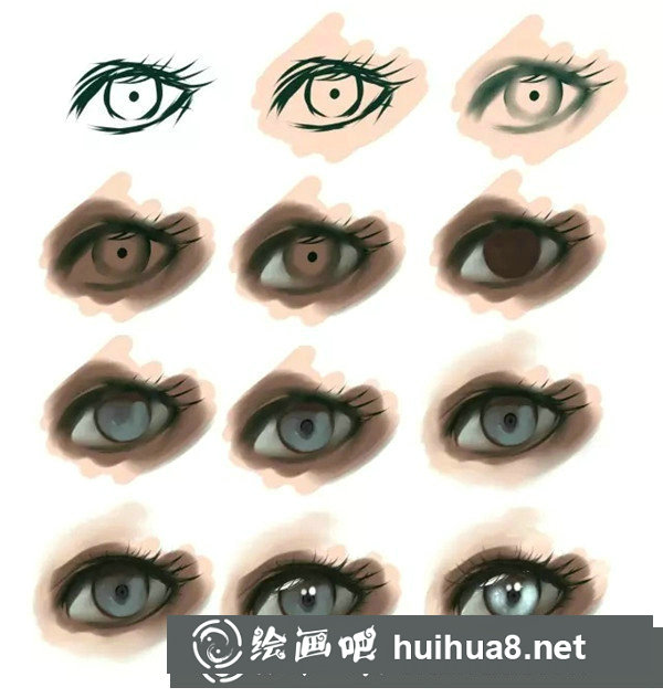 漫畫眼睛畫法步驟簡(jiǎn)單