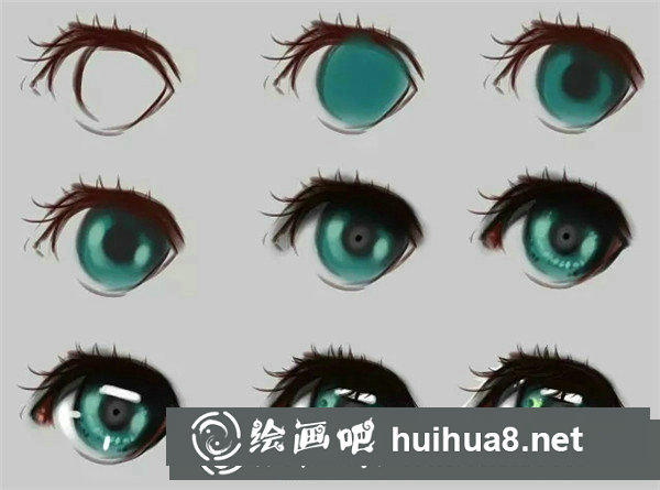 簡(jiǎn)單的漫畫眼睛畫法步驟