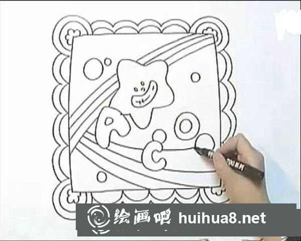 兒童水彩畫簡單教程:漂亮的兒童畫手帕教程