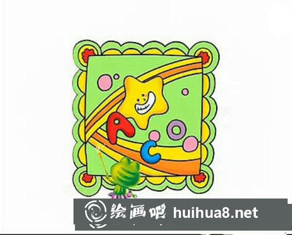 兒童水彩畫簡單教程:漂亮的兒童畫手帕教程
