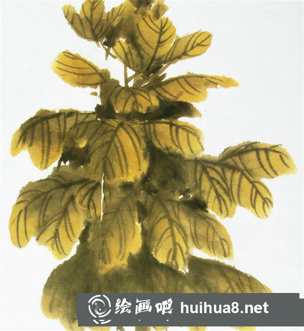 竹葉的畫法