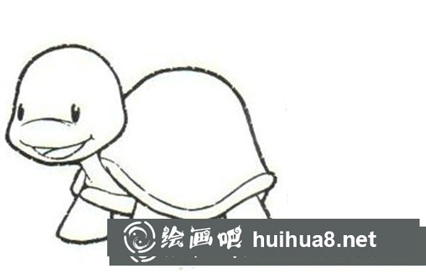 兒童油畫棒畫基礎教程：油畫棒畫小烏龜步驟