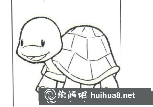 兒童油畫棒畫基礎教程：油畫棒畫小烏龜步驟