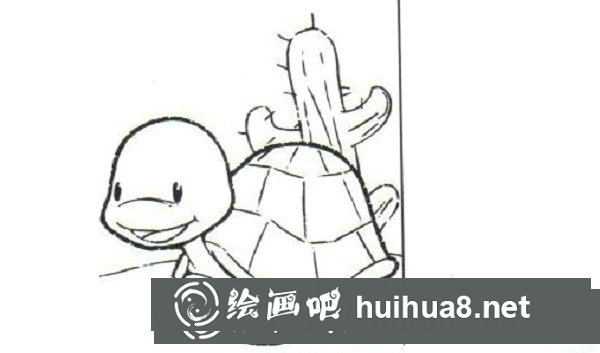 兒童油畫棒畫基礎教程：油畫棒畫小烏龜步驟
