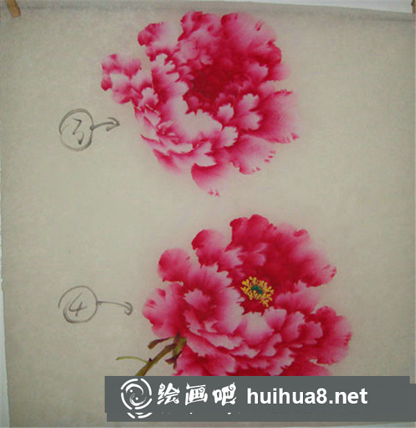 國畫入門梅花花的畫法