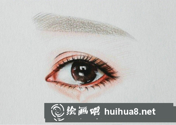 超寫(xiě)實(shí)彩鉛手繪眼睛詳細(xì)教程