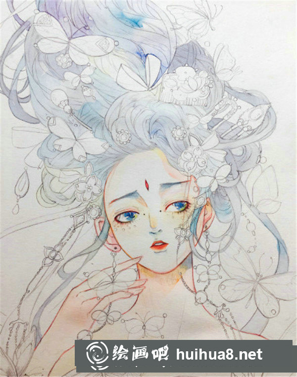 水彩畫人物